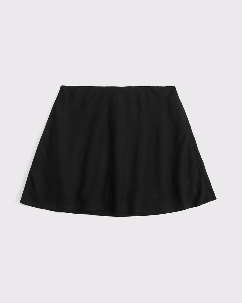 The A&F Sienna Linen-Blend Mini Skort