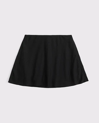 The A&F Sienna Linen-Blend Mini Skort