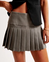 High Rise Pleated Mini Skort