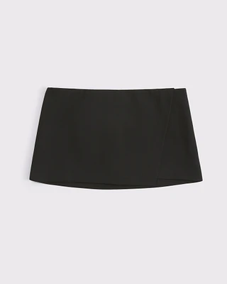 The A&F Scarlett Low Rise Micro Wrap Mini Skort