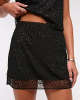 The A&F Scarlett Sequin Mini Skort