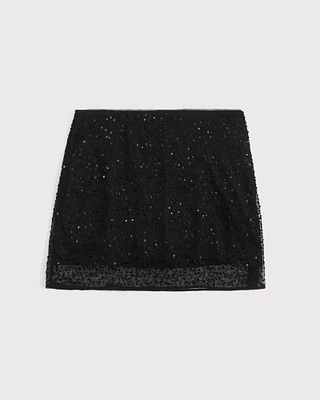 The A&F Scarlett Sequin Mini Skort