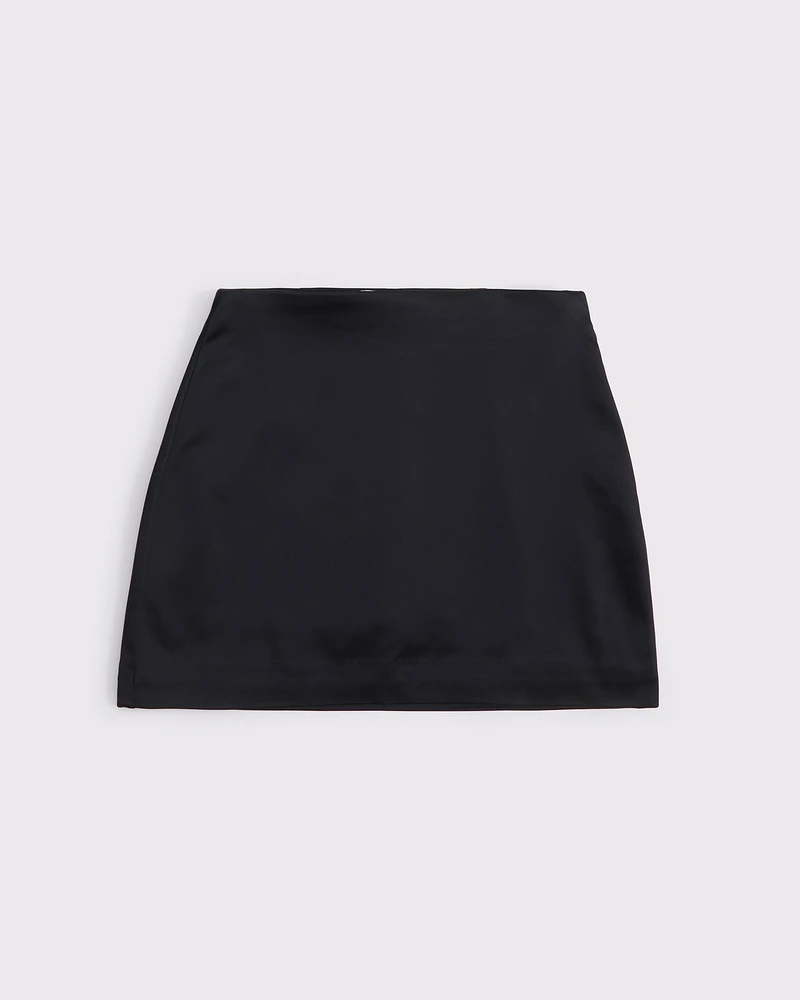 The A&F Scarlett Satin Sculpt Mini Skort