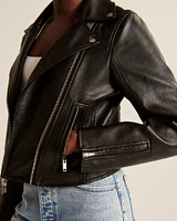 Vegan Leather Moto Jacket