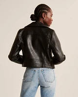 Vegan Leather Moto Jacket