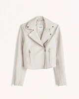 Vegan Leather Moto Jacket