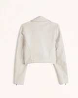 Vegan Leather Moto Jacket