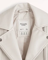 Vegan Leather Moto Jacket