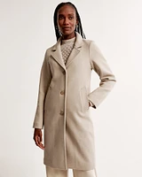 Wool-Blend Dad Coat