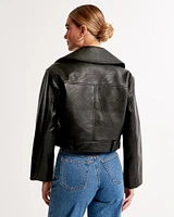 Vegan Leather Moto Jacket