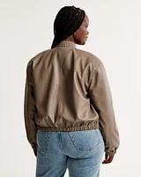 Shrunken Bomber Jacket