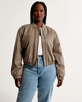 Shrunken Bomber Jacket