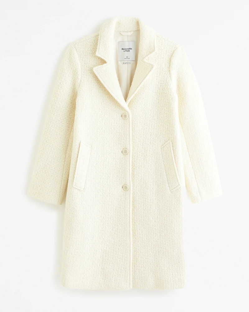 Wool-Blend Dad Coat