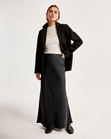 Heavyweight Wool-Blend Blazer Coat