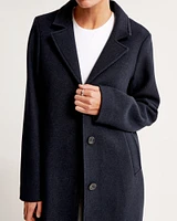 Wool-Blend Dad Coat