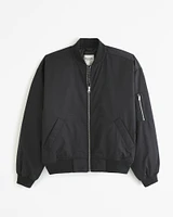 Nylon Bomber Jacket