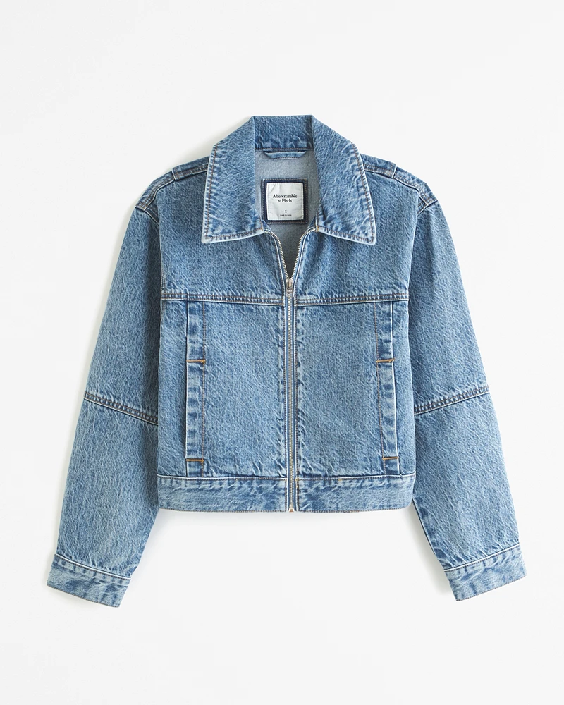 Denim Zip Jacket