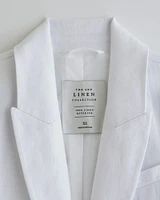 Premium Linen Cropped Blazer