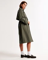 Classic Long Trench Coat