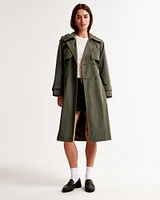 Classic Long Trench Coat