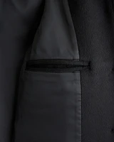 Wool-Blend Short Coat