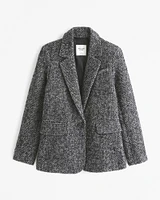 Wool-Blend Blazer