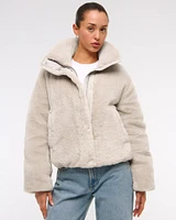 Faux Fur Puffer