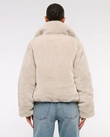 Faux Fur Puffer