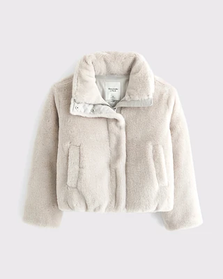 Faux Fur Puffer