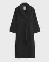 Wool-Blend Trench Coat