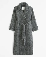 Wool-Blend Trench Coat