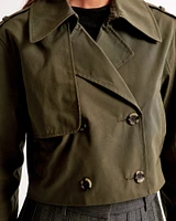 Cropped Trench Coat