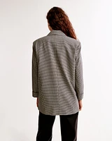 Double-Breasted Slouchy Blazer