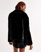 Short Faux Fur Coat