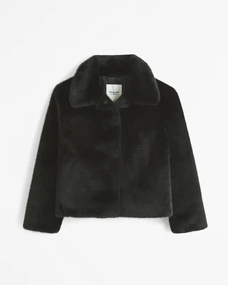 Short Faux Fur Coat