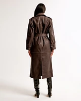 Vol. 28 Vegan Leather Trench Coat