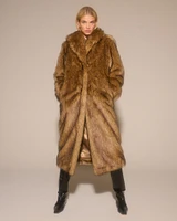 Full-Length Faux Fur Coat