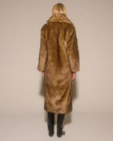 Full-Length Faux Fur Coat