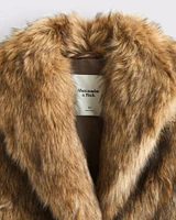 Full-Length Faux Fur Coat