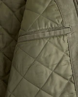Cropped Twill Workwear Jacket