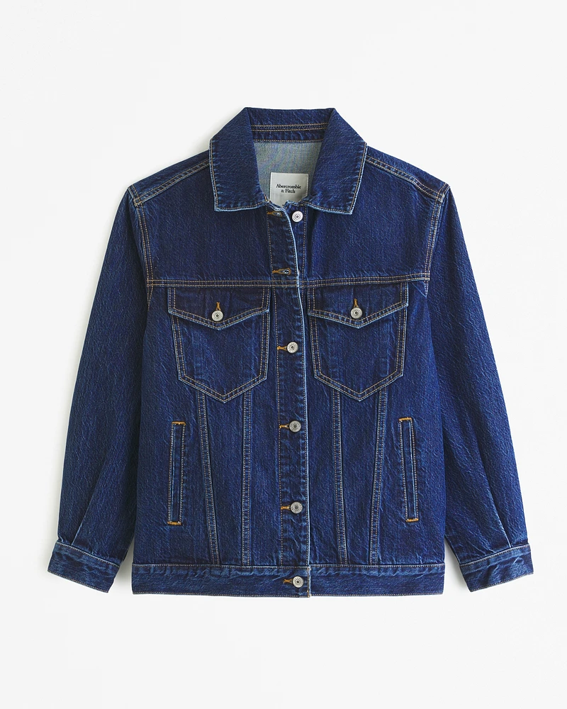 Oversized Denim Trucker Jacket