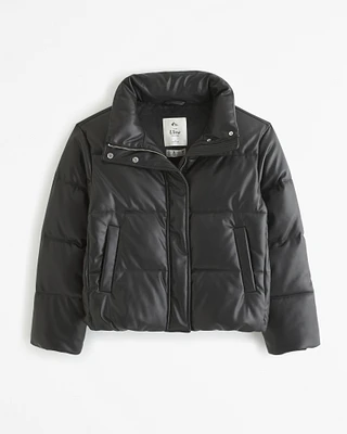 Vegan Leather Classic Puffer