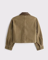 Short Twill Barn Jacket