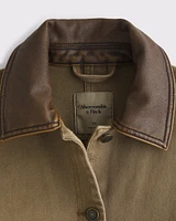 Short Twill Barn Jacket