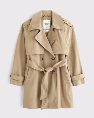 Mid-Length Trench Coat