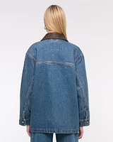 Denim Utility Shirt Jacket