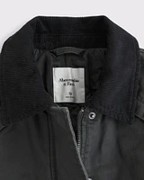 Short Waxed Chore Jacket