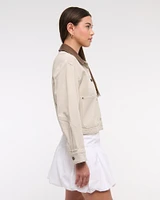 Short Twill Barn Jacket