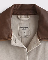 Short Twill Barn Jacket