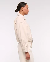 Cinched Double-Zip Jacket